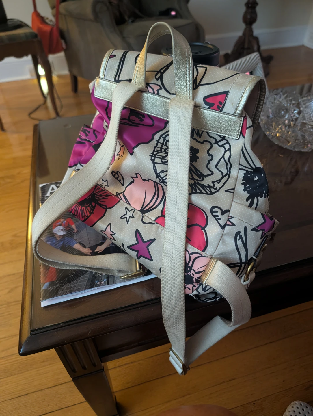 Coach Backpack with Floral Print - photo 2