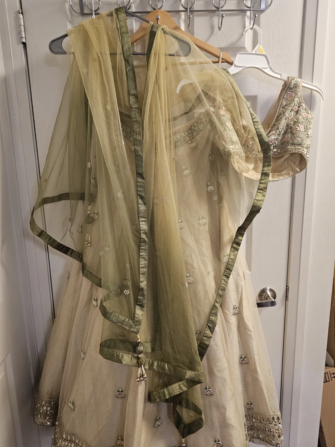 Embellished Lehenga Choli Set with Dupatta - photo 3