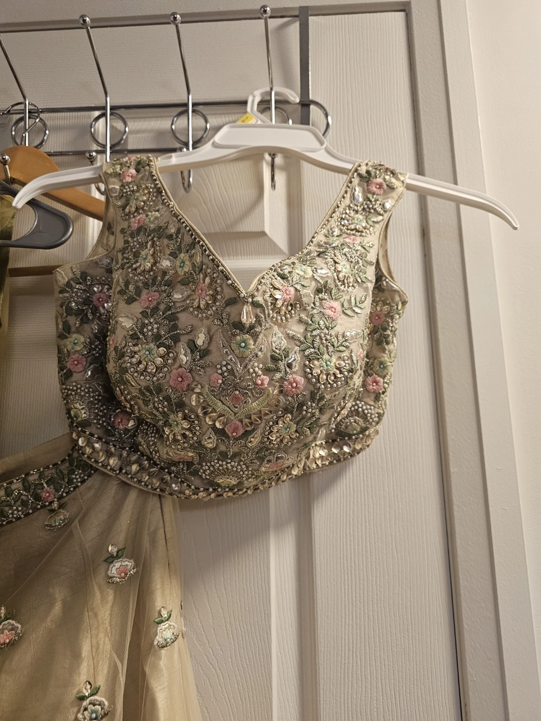 Embellished Lehenga Choli Set with Dupatta - photo 4