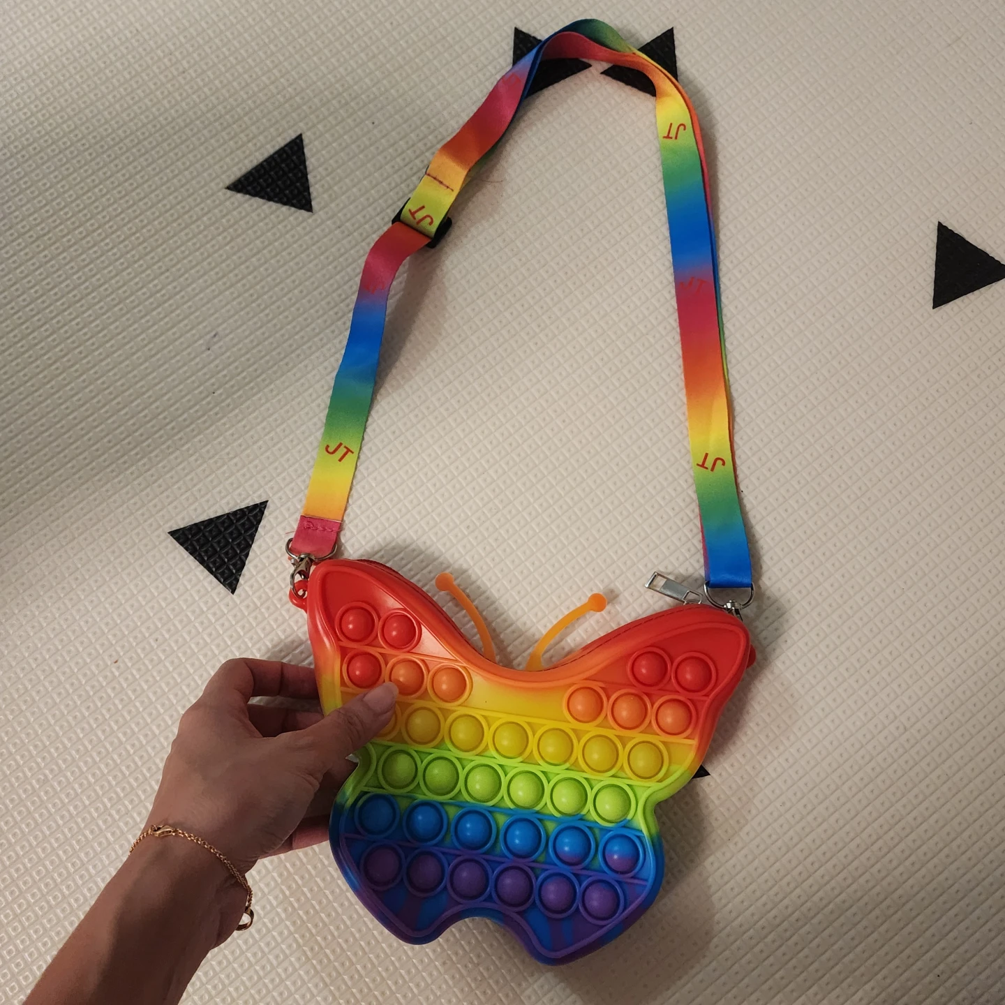 New Butterfly rainbow Pop It Purse - photo 2