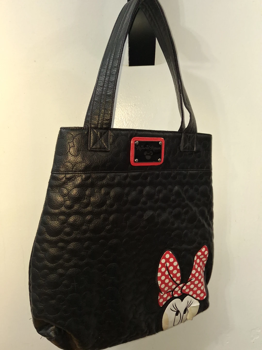 Black Minnie Mouse Tote Bag