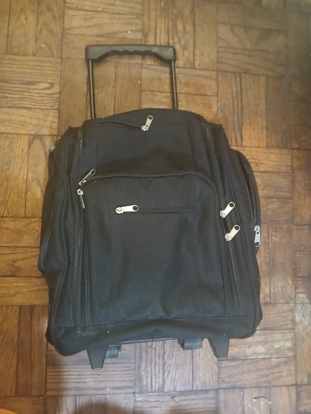 Black Rolling Carry-On Travel Bag