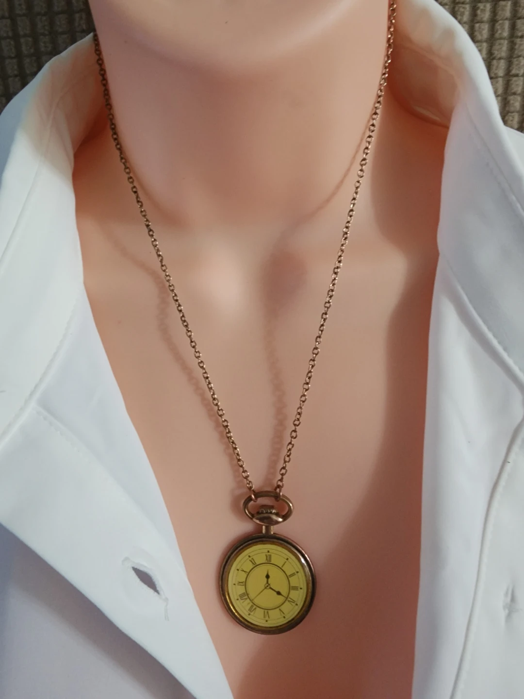 Pocket Watch Pendant Necklace
