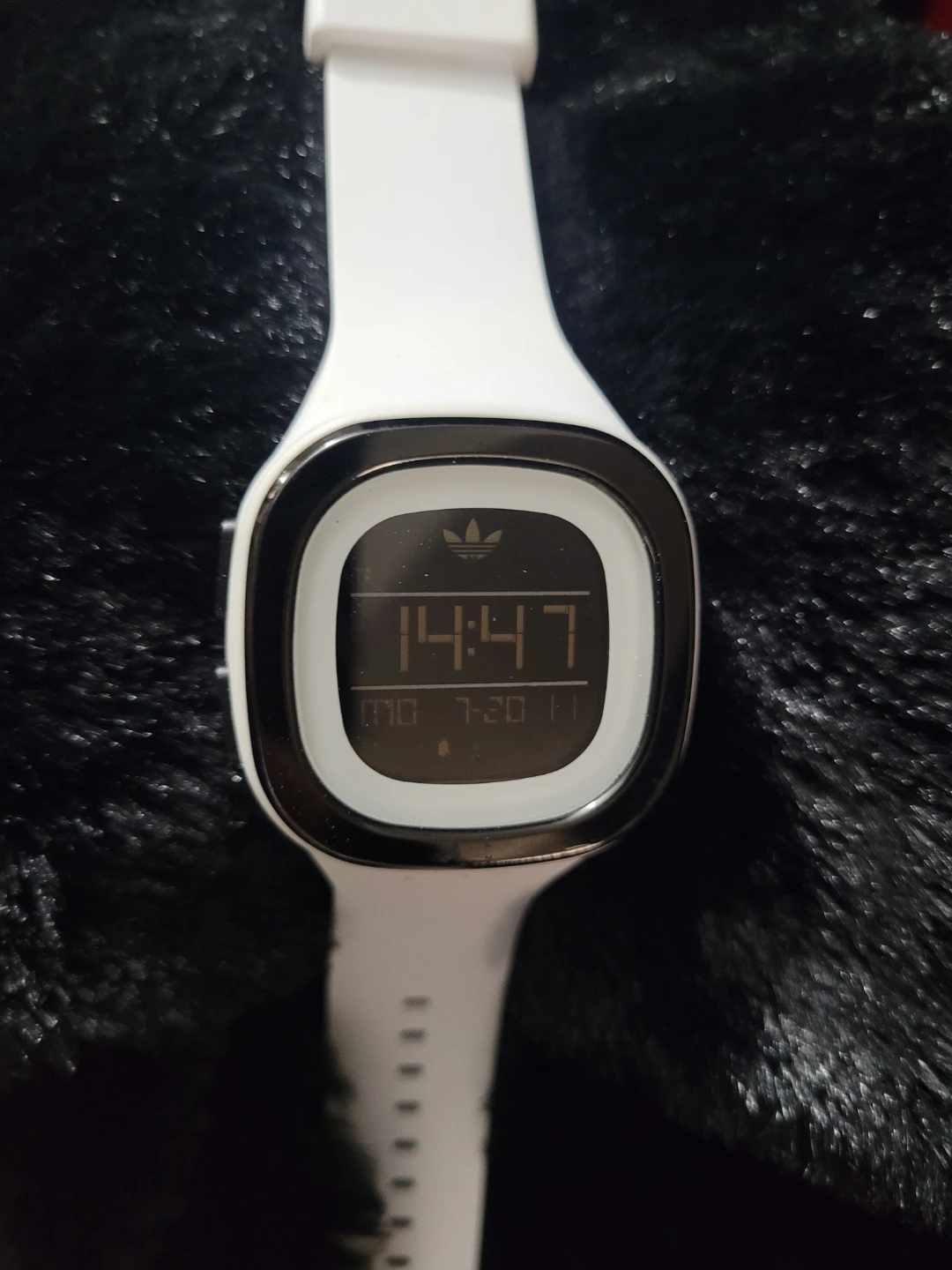Preloved Adidas Digital Watch - White