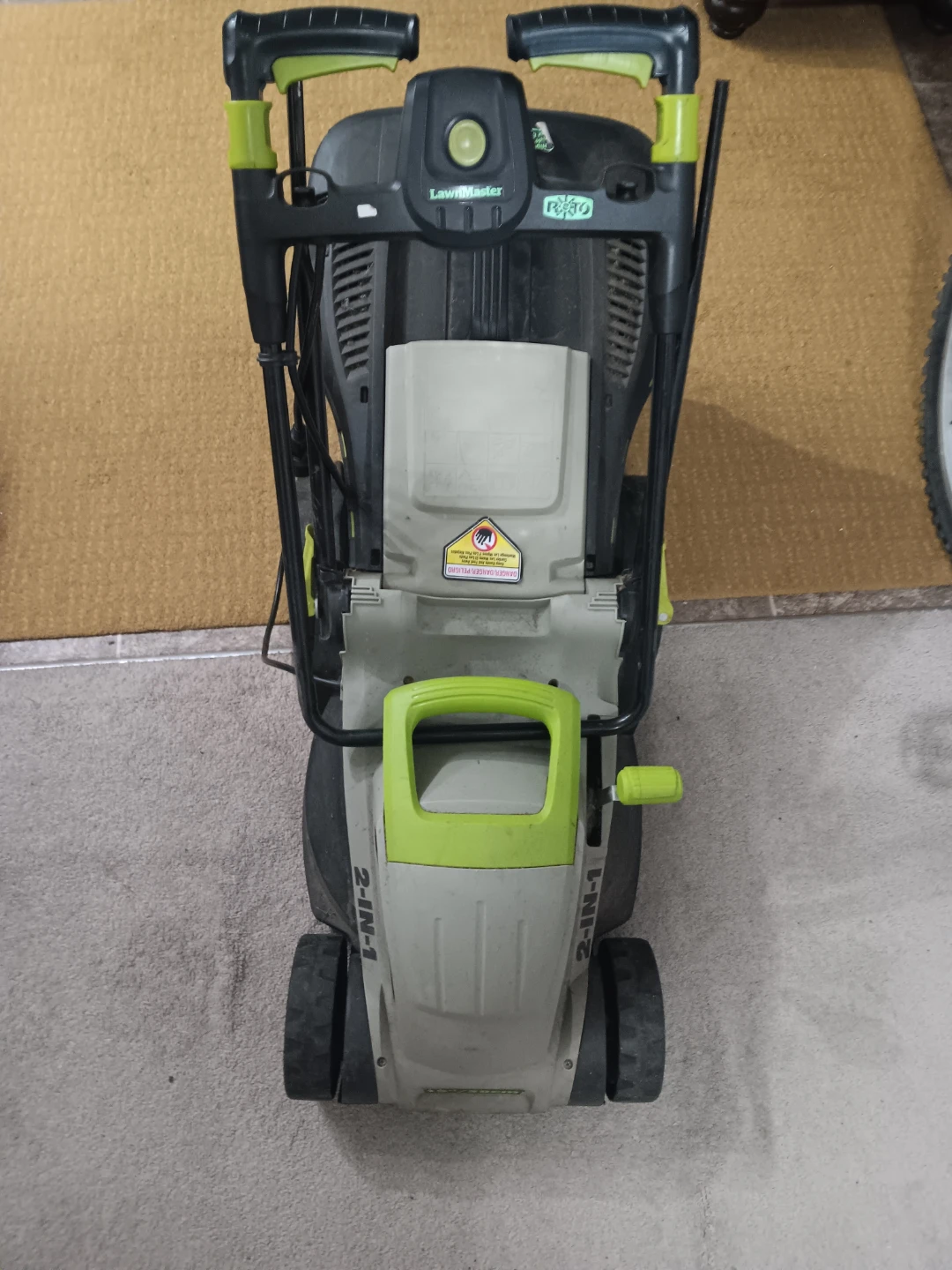 LawnMaster 2-in-1 Electric Mower