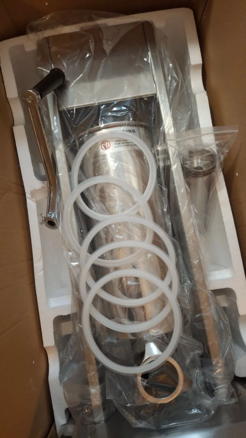 Stainless Steel Sausage Stuffer 5L - photo 4