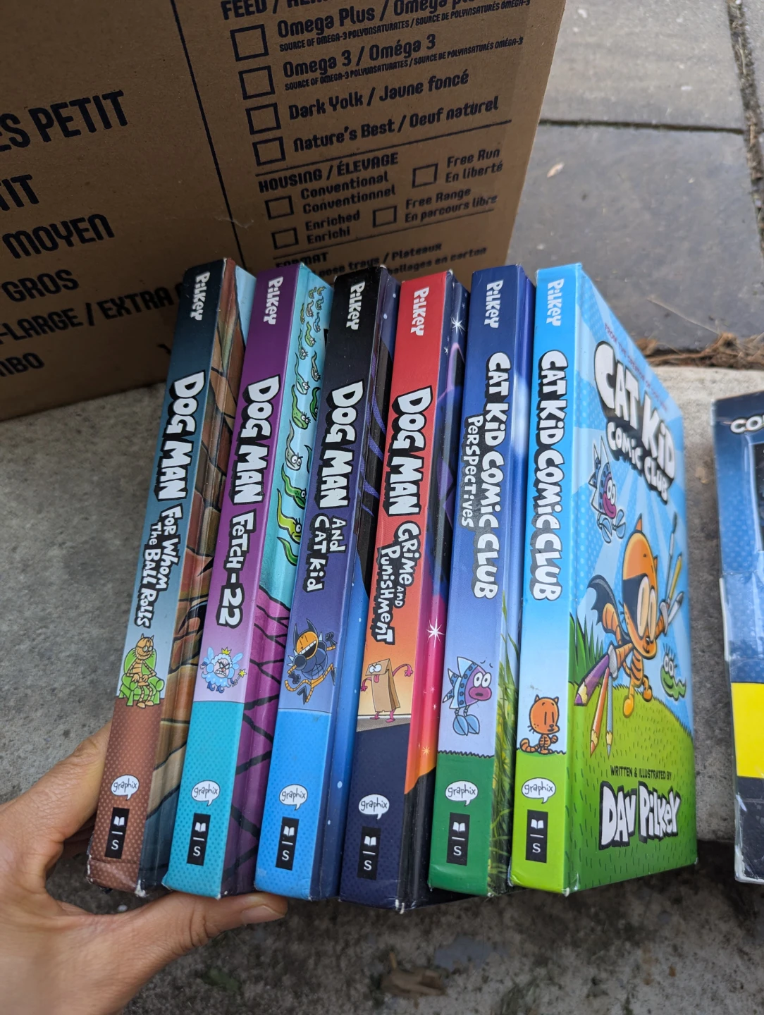 Dog Man & Cat Kid Comic Club Book Set