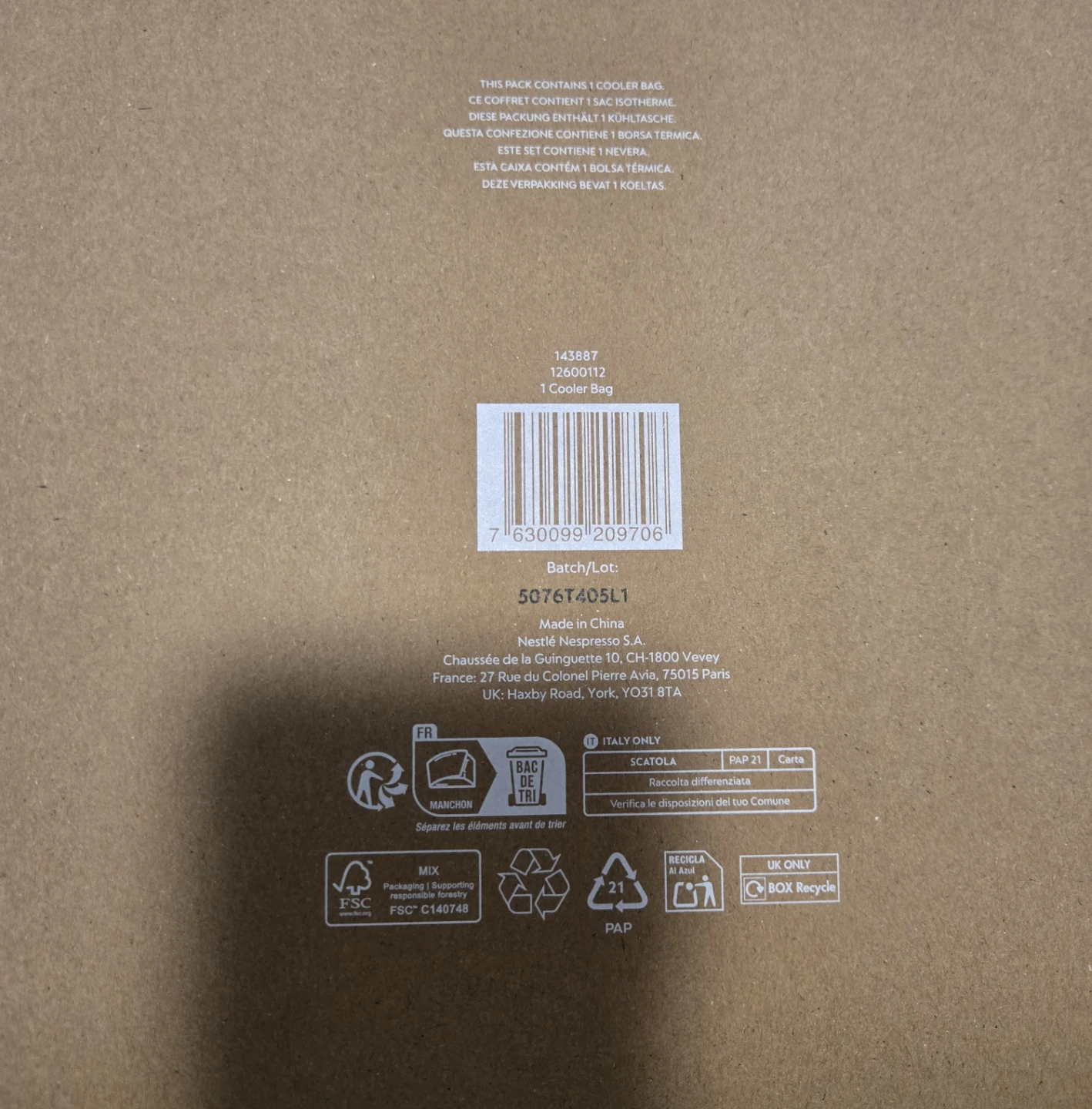 Nespresso Cooler Bag - photo 5