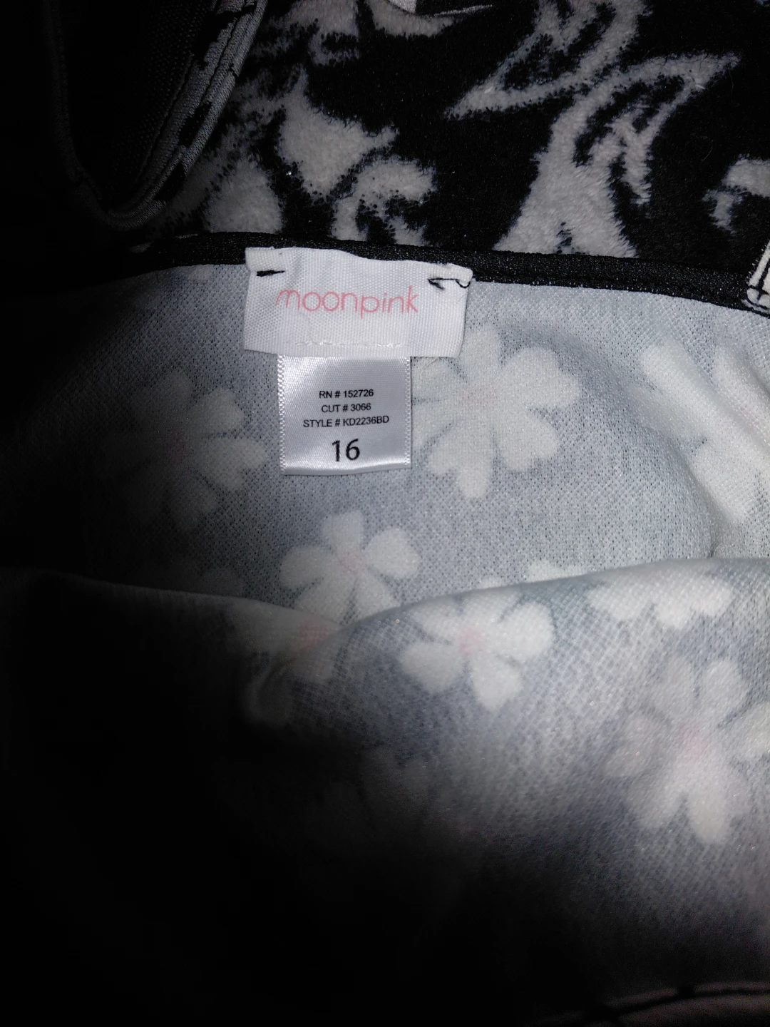 Old Navy Girls XL (14-16) Black Daisy Print Dress - photo 5