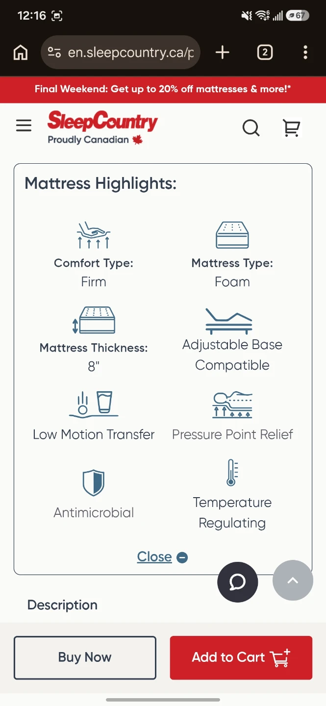 Bloom Queen Mattress - photo 4