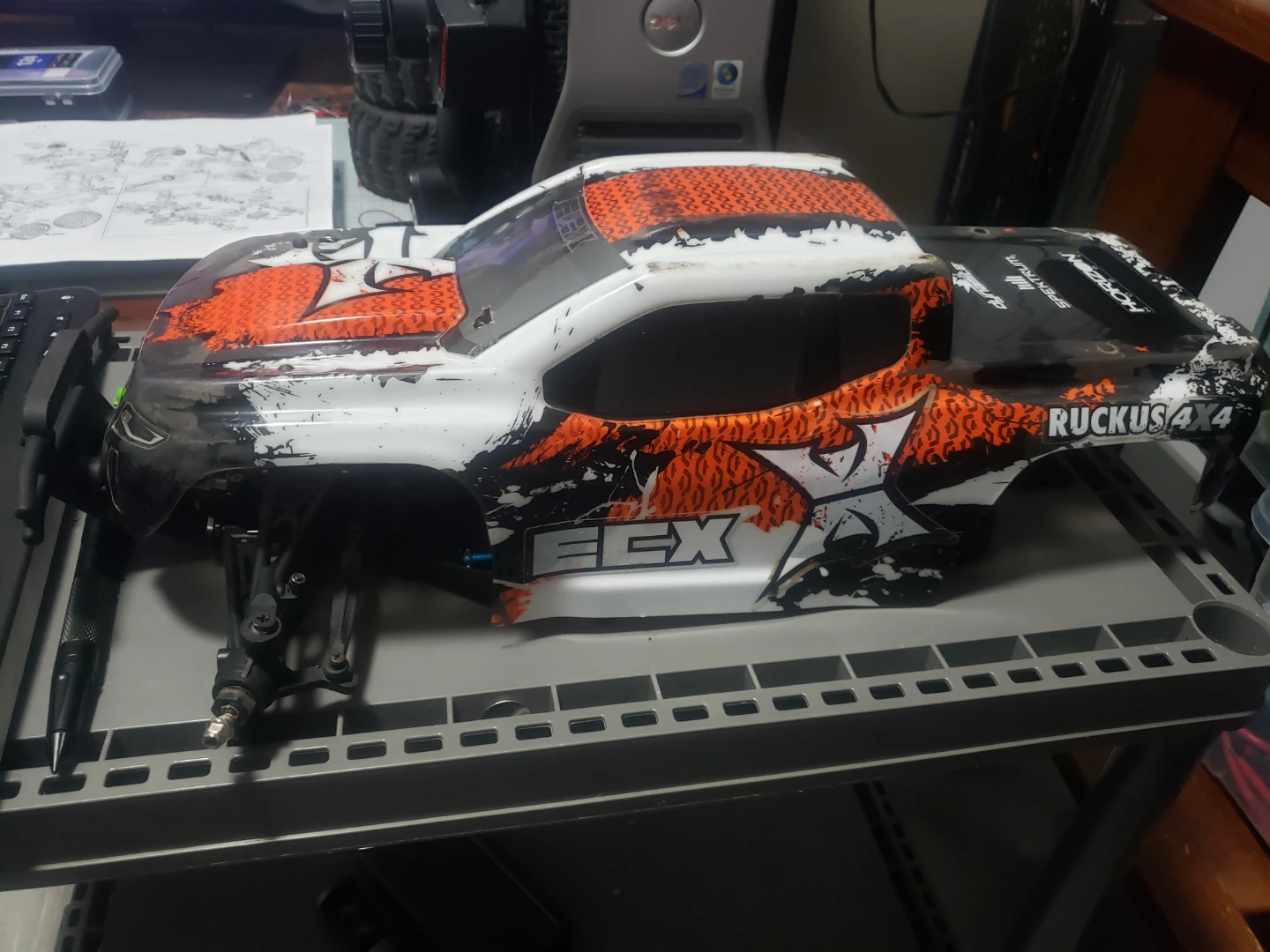 Ecx ruckus 4x4 partially complete rc trades or offers - photo 3