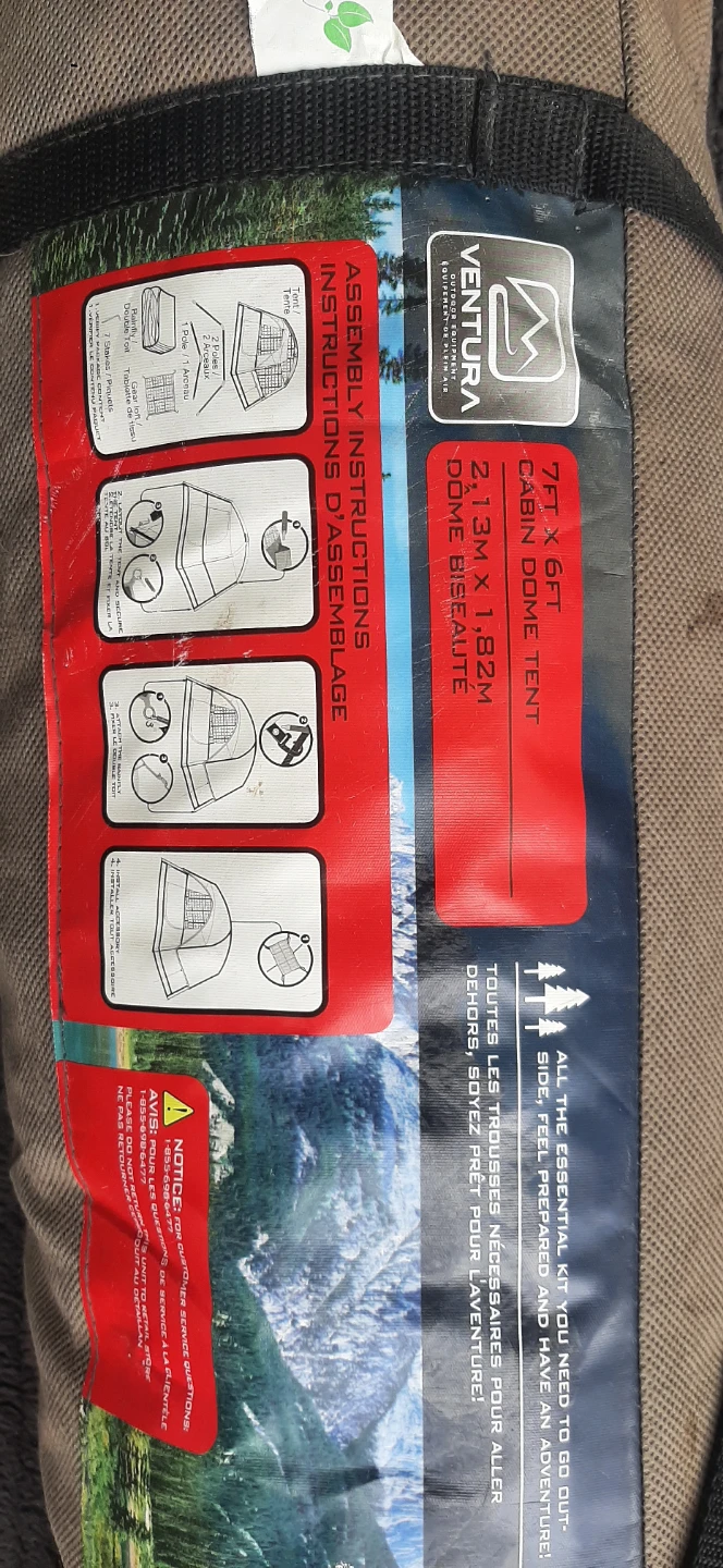Ventura 7ft x 6ft Cabin Dome Tent - photo 2