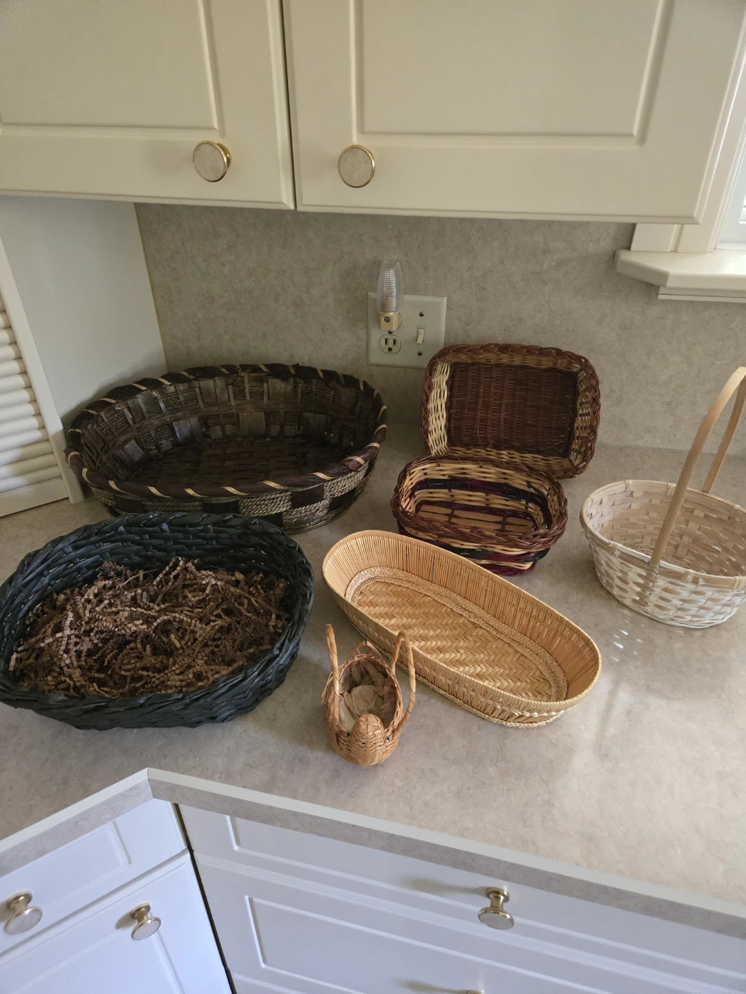 Assorted Wicker Baskets - Various Sizes