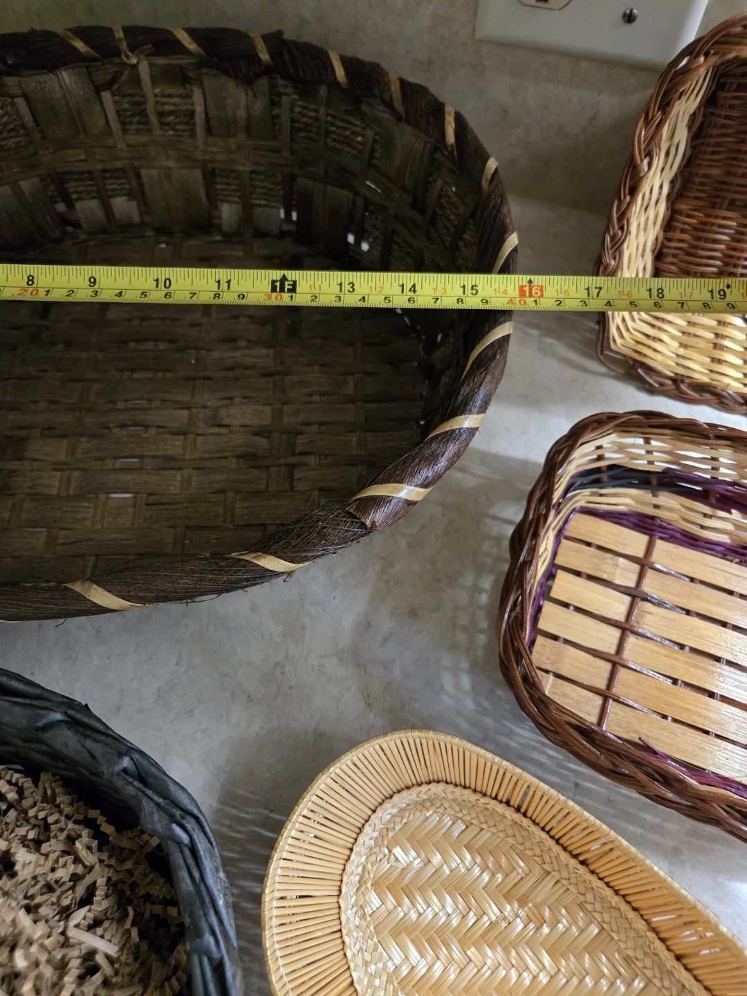 Assorted Wicker Baskets - Various Sizes - photo 2
