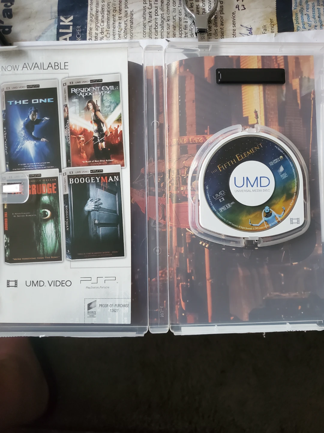 The Fifth Element UMD Video for PSP - photo 2