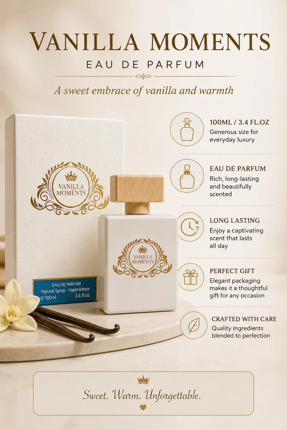 Vanilla Moments Eau de Parfum 3.4 oz - photo 4