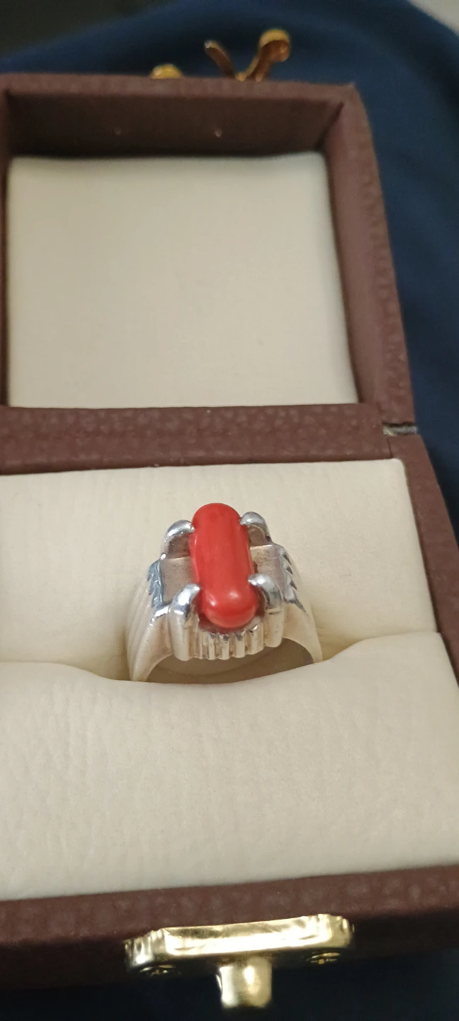 Coral Men's Ring Size 10