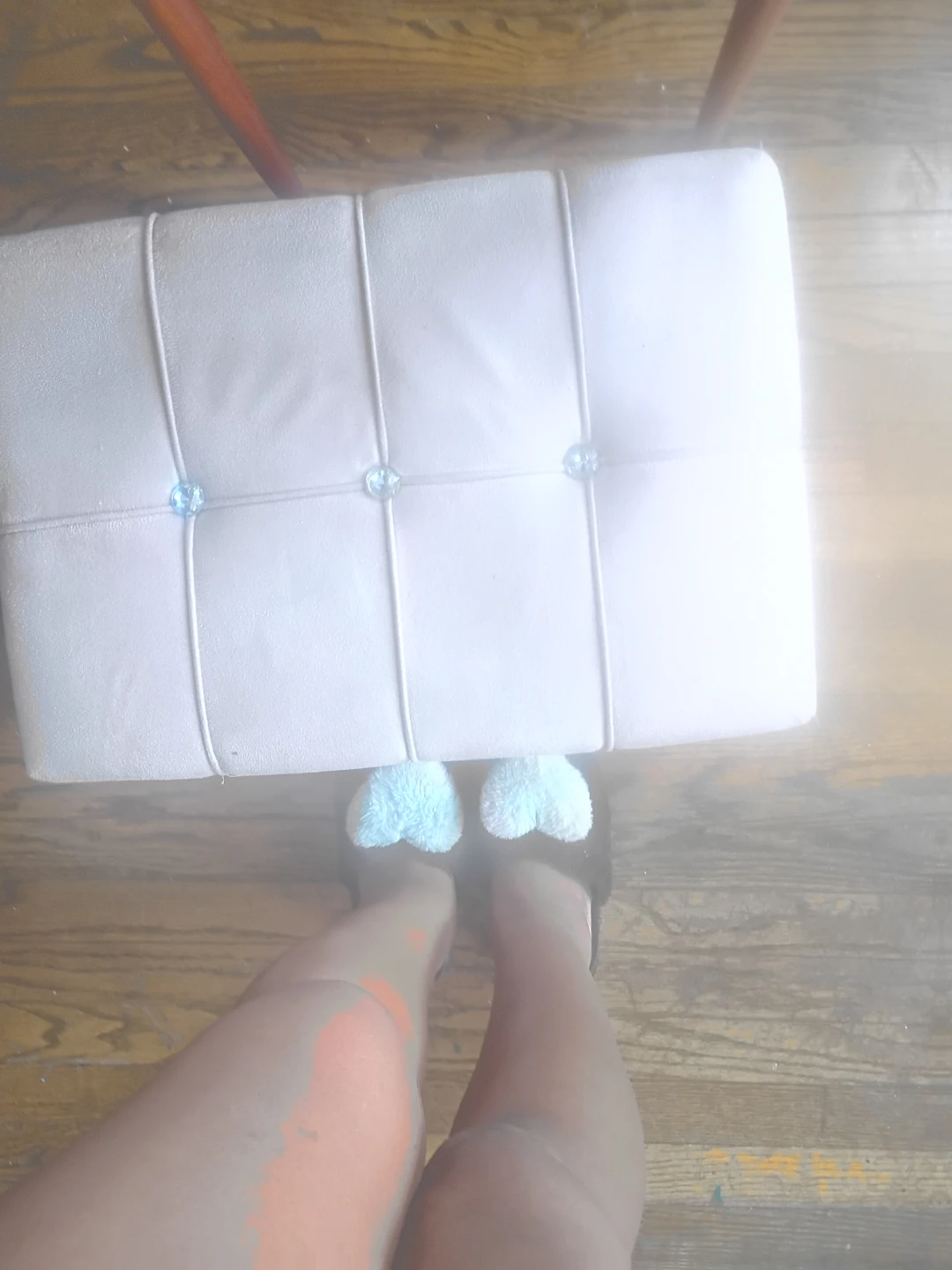 Tufted Upholstered Ottoman Footstool - photo 2