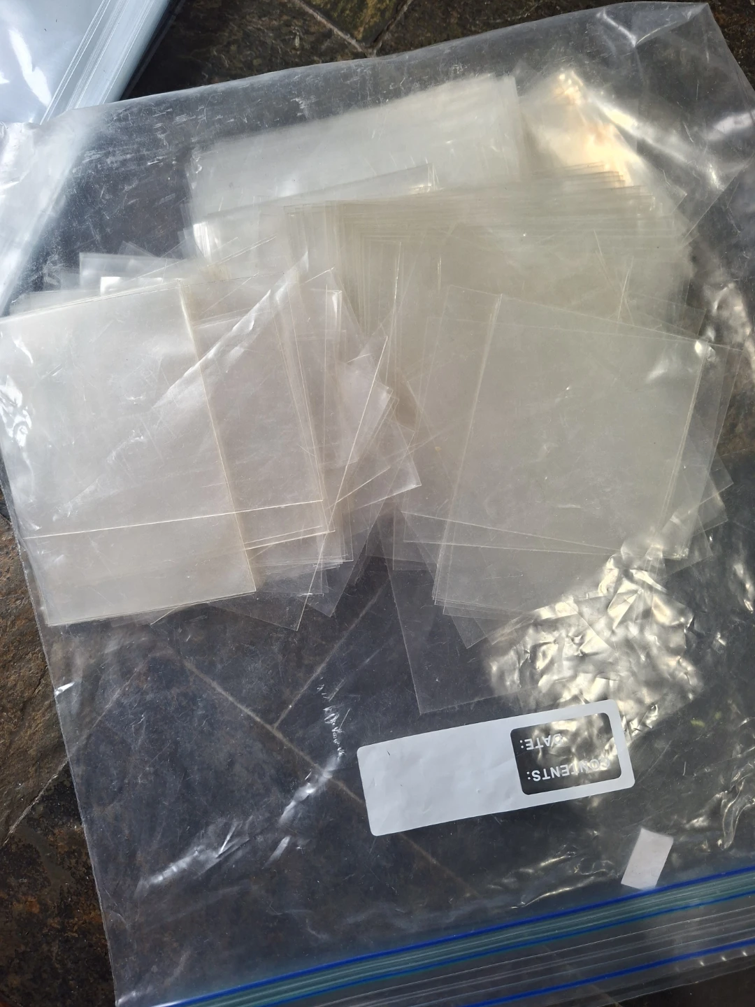 Lot of Plastic Trading Card Sleeves and Pages - photo 4