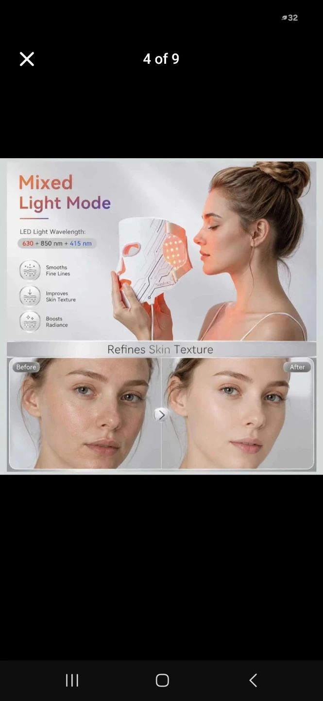 SunLuxy LED Light Therapy Mask - photo 4