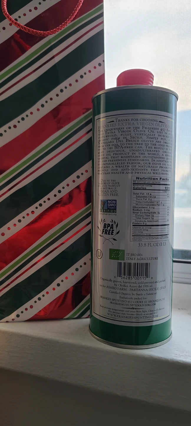 Frankies 457 Organic Extra Virgin Olive Oil Spuntino 1L - photo 2