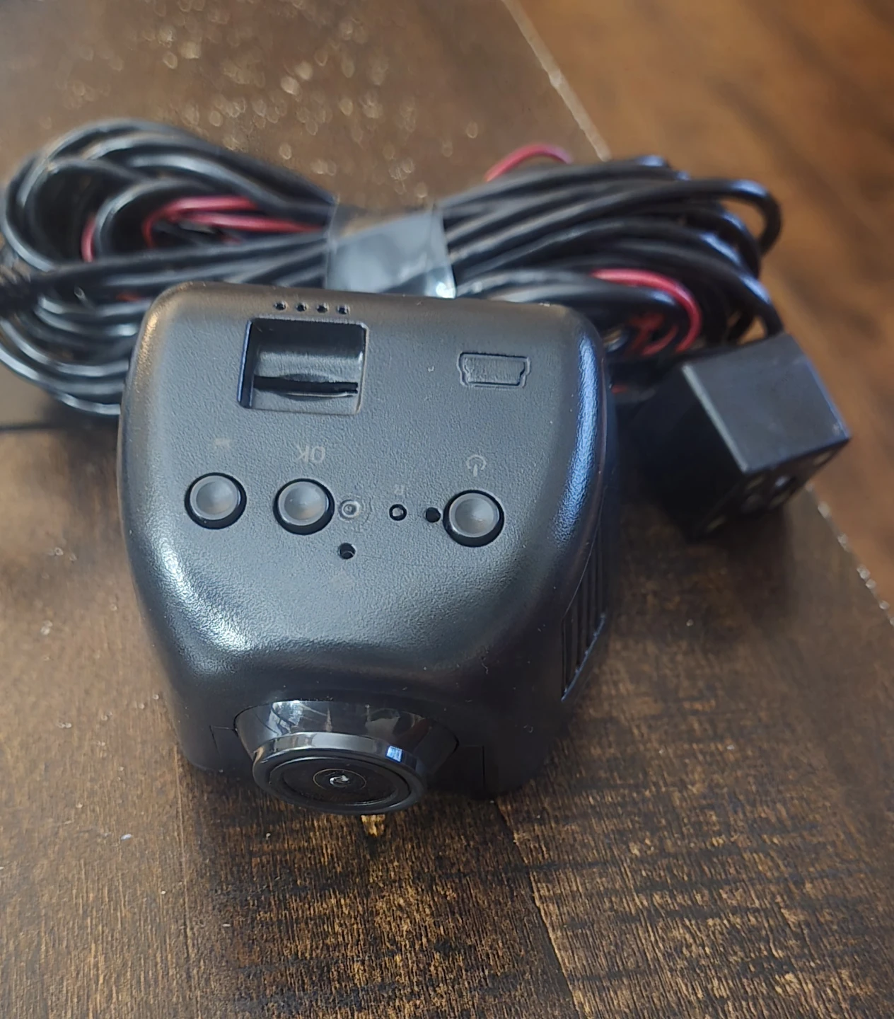 Black Dash Cam with Rear Camera