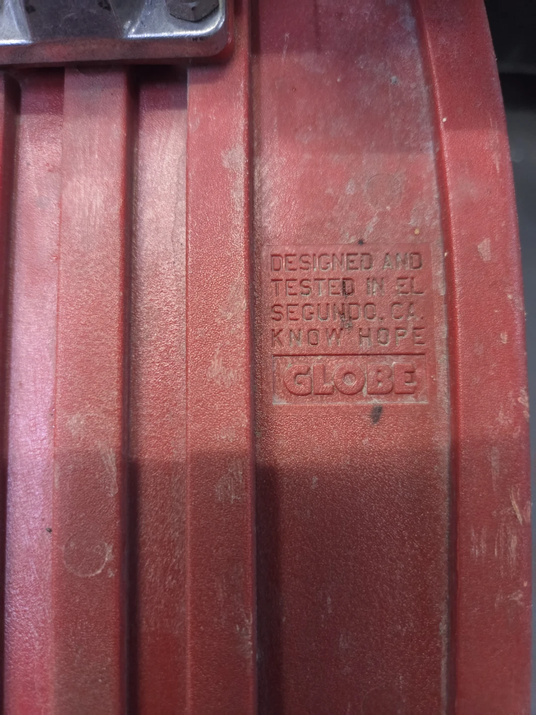 Red Globe Skateboard - photo 4