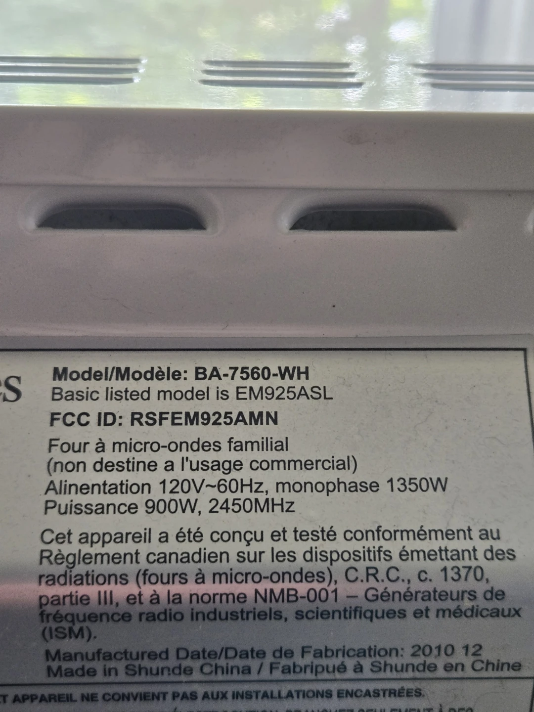 Homestyles Microwave - photo 5