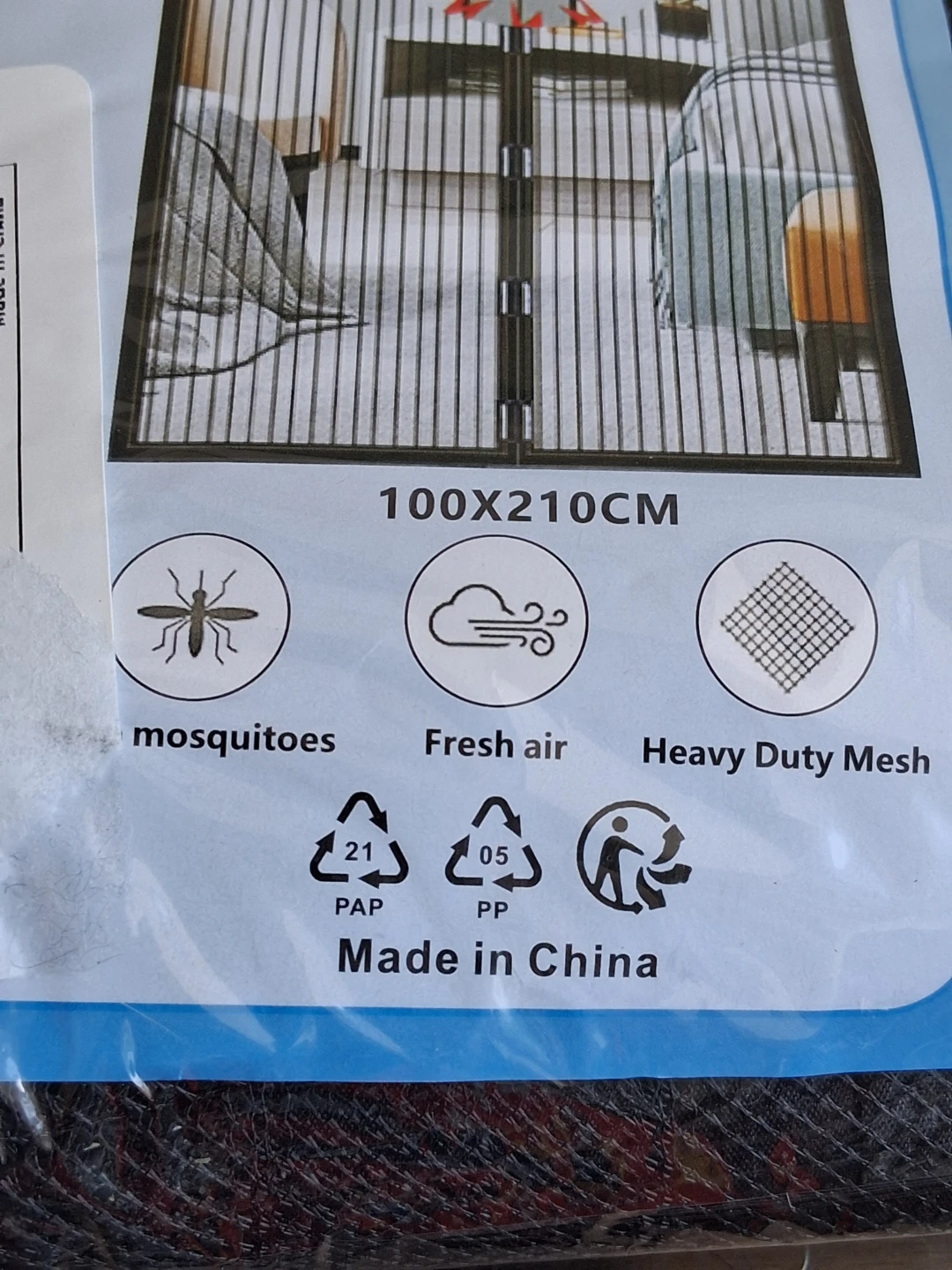 Magnetic Door Mesh Screen 100X210CM - photo 2