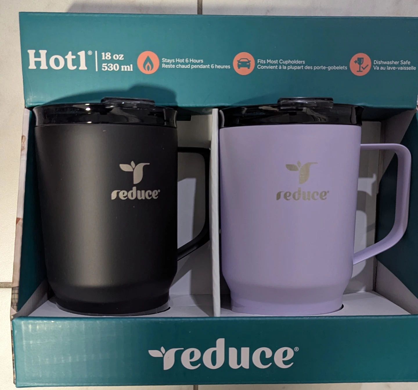 Reduce Hot1 Travel Mugs - 18 oz (Set of 2)