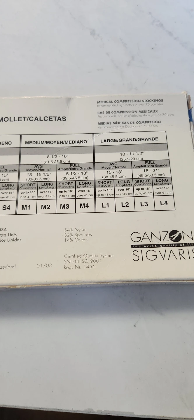 Sigvaris 230 Cotton Medical Compression Stockings - photo 3