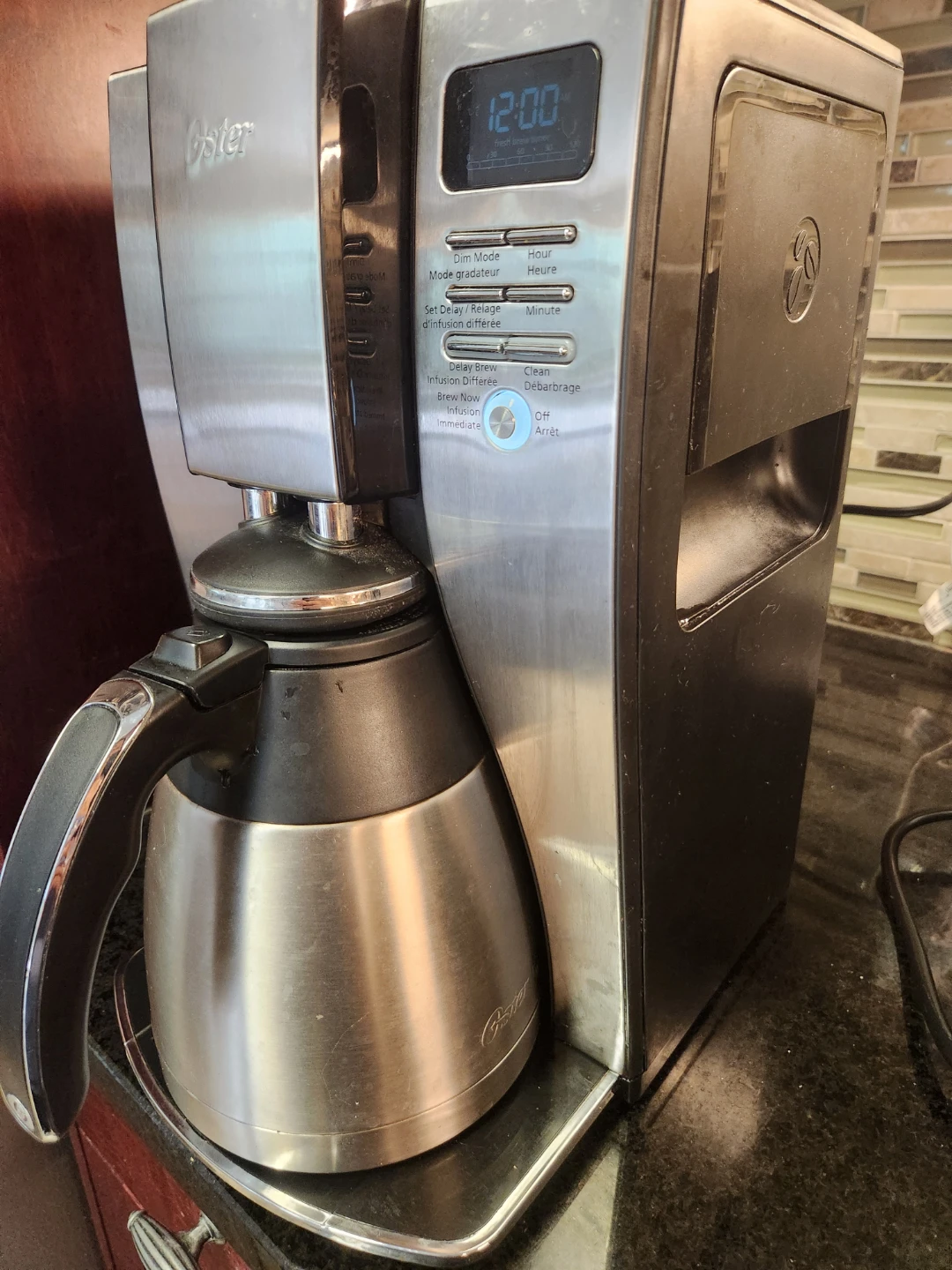 Oster Coffee Maker with Thermal Carafe 10 cup
