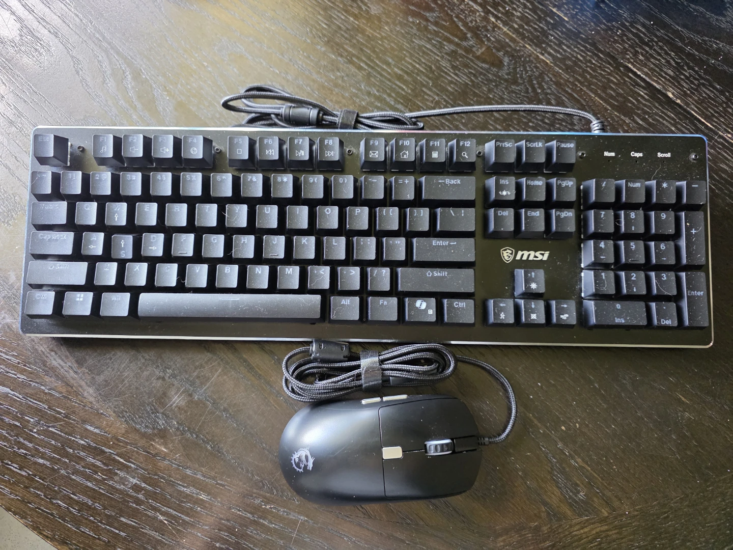 MSI Gaming Keyboard and Mouse Combo