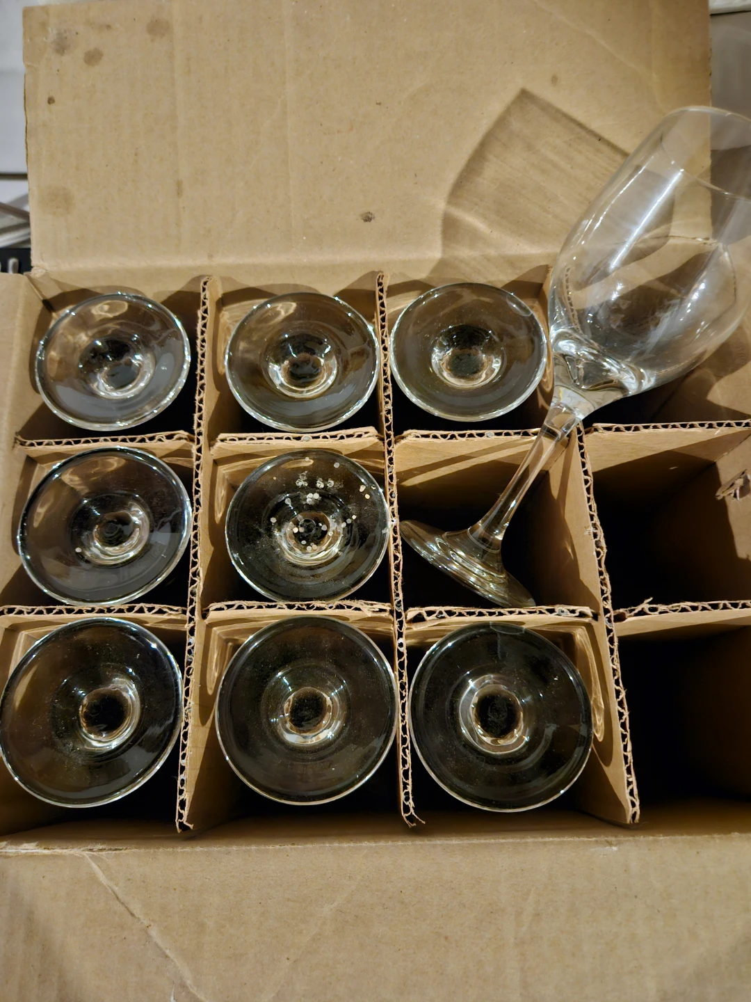 Set of 9 Wine Glasses