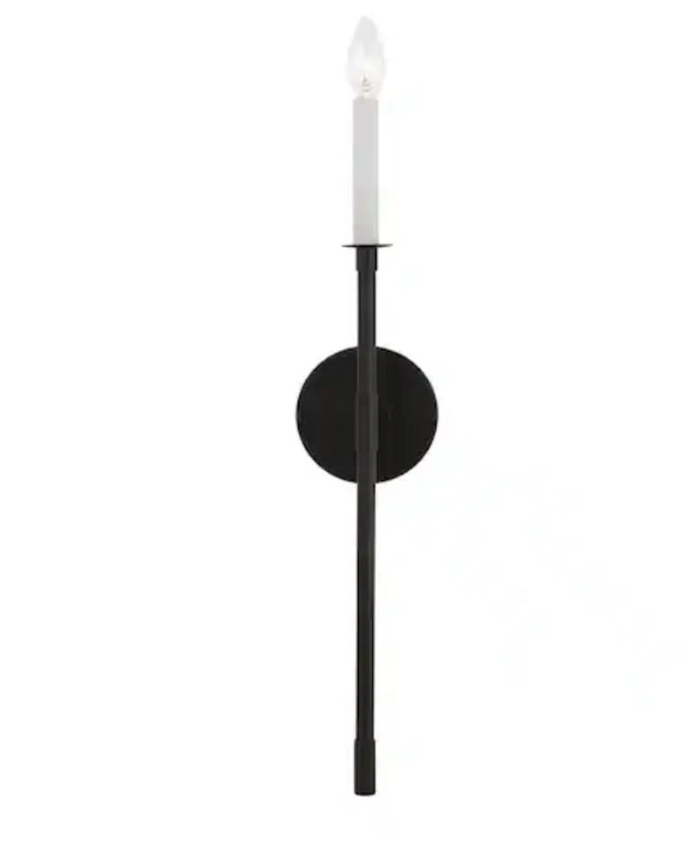 Generation Lighting Black Wall Sconce