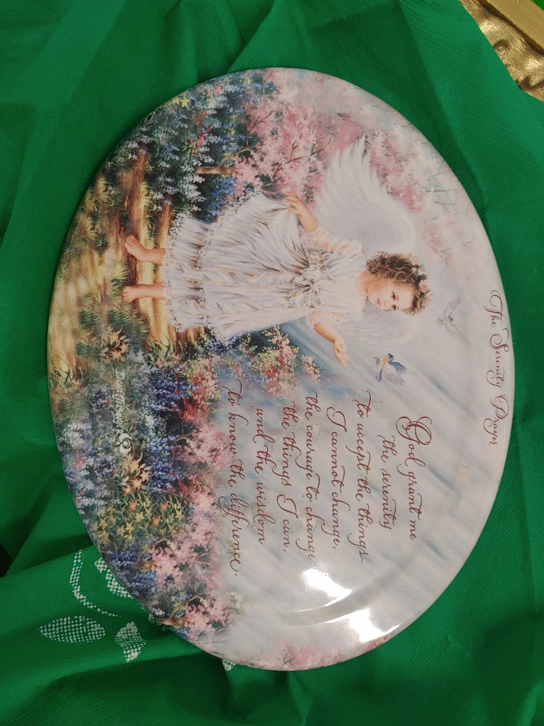 The Bradford Exchange Serenity Prayer Decorative Plate