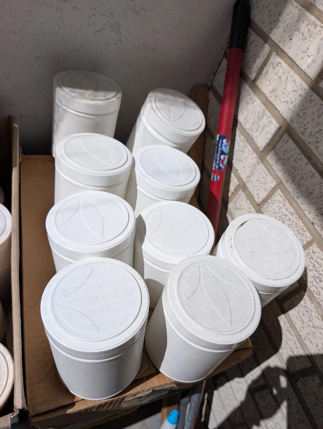 White Storage Containers (Set of 23)