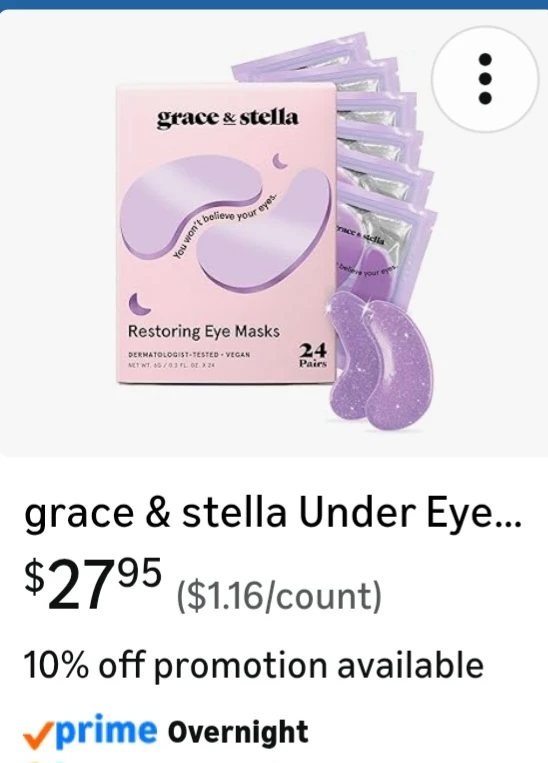 Grace & Stella Restoring Eye Masks - 24 Pairs - photo 3