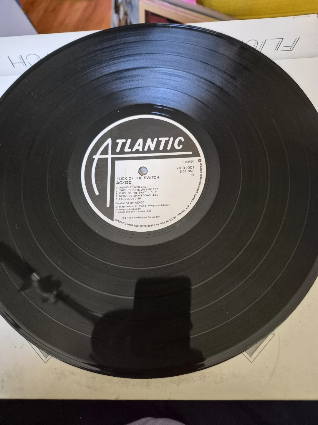 AC/DC Flick of the Switch Vinyl Record - photo 3