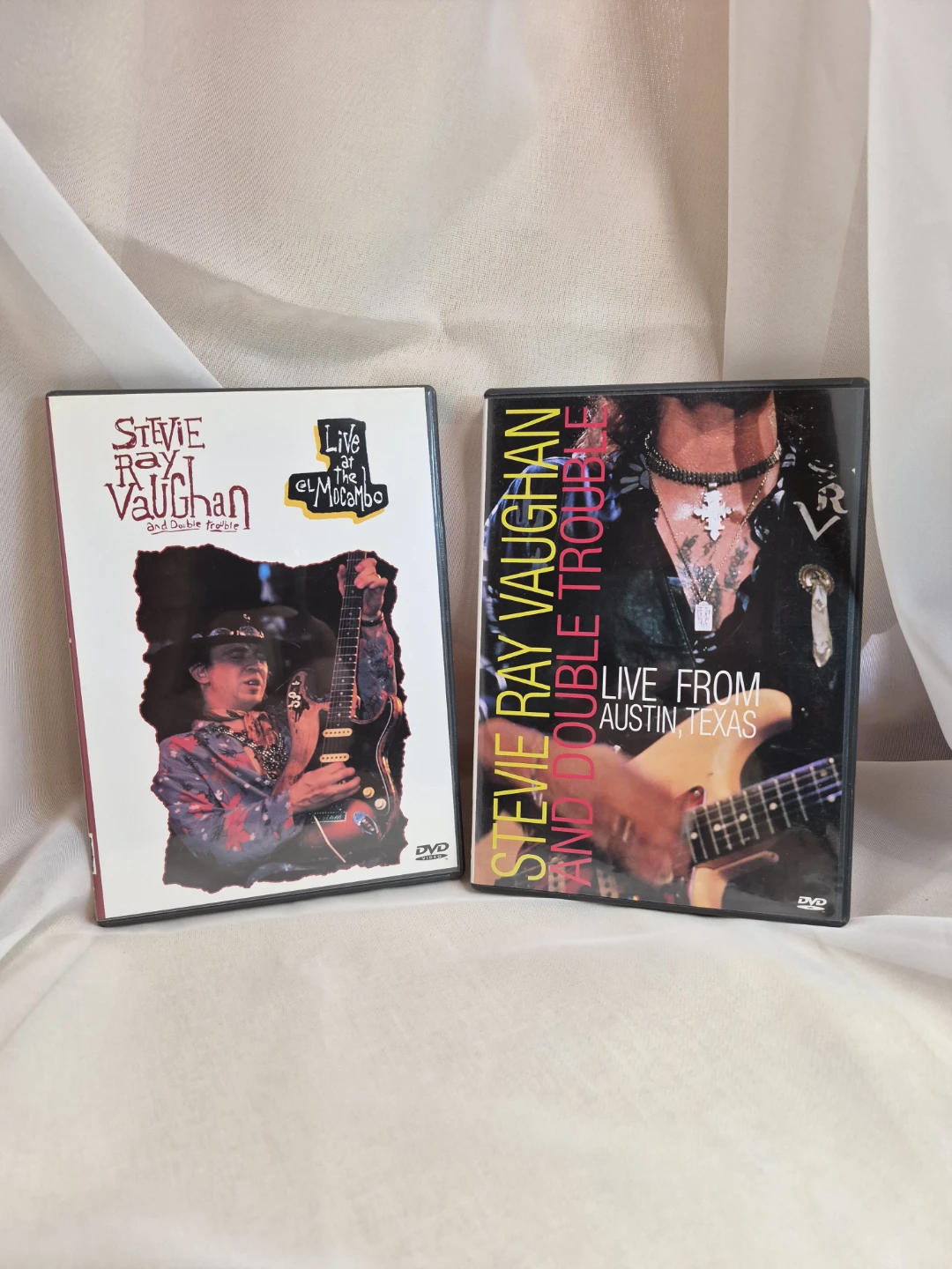 2 Stevie Ray Vaughan Live Concerts on Dvds - 1995 & 1991