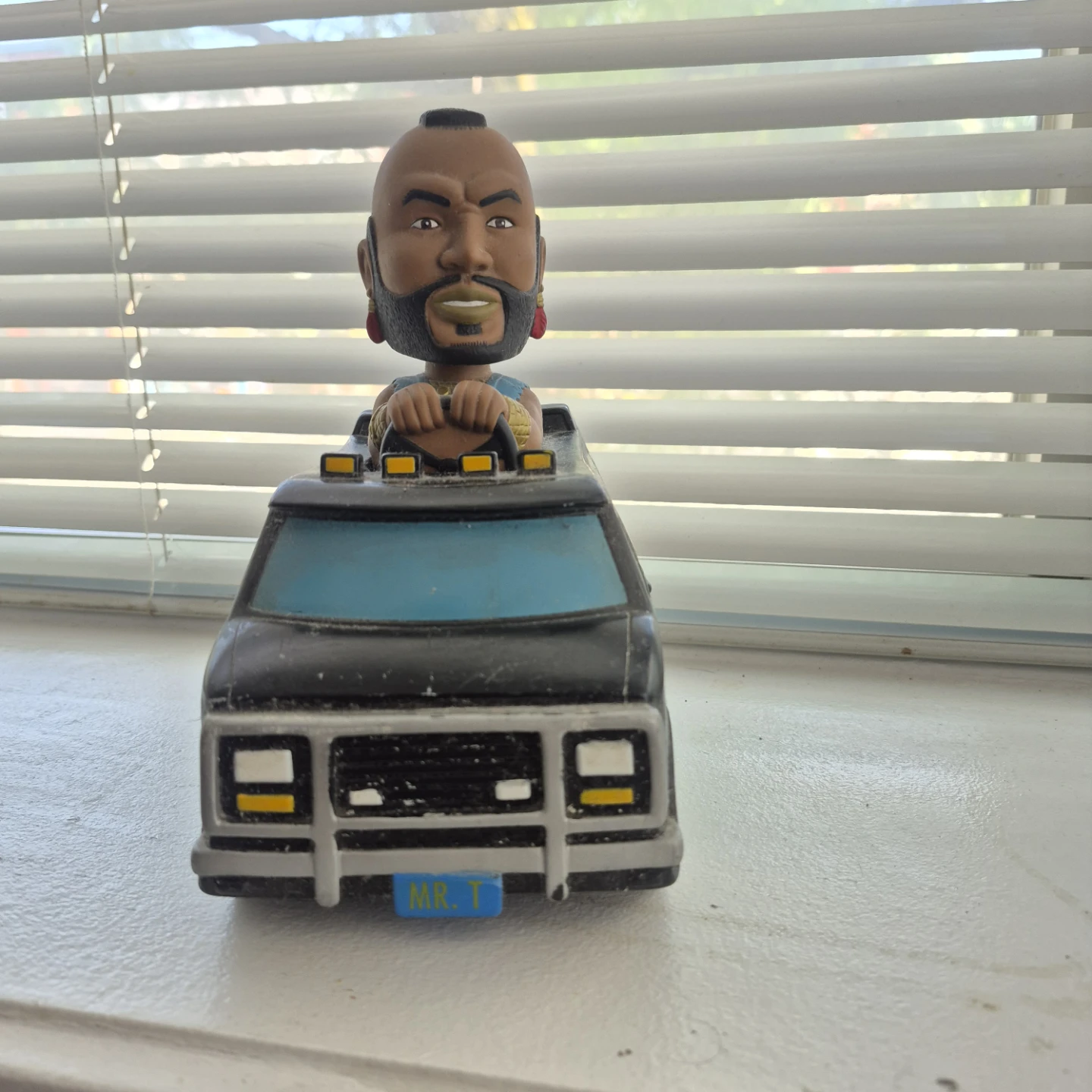 Vintage Mr. T Bobblehead Van Toy