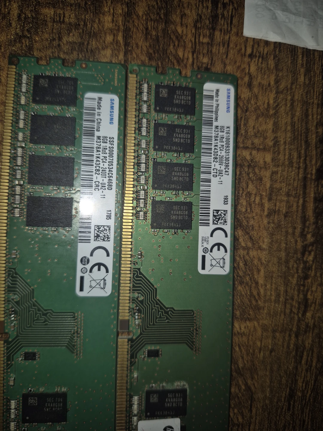 16GB (2×8GB) Samsung DDR4 Desktop RAM – $50 - photo 2
