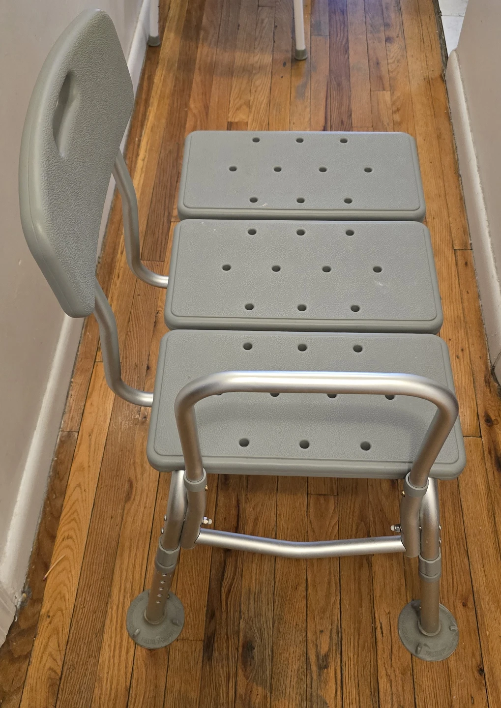 Adjustable Shower Chair with Backrest - photo 3