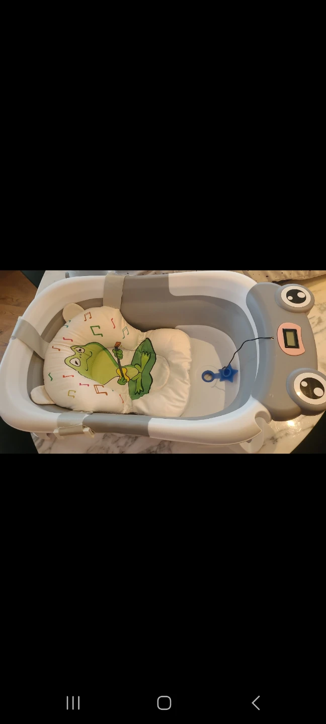 Baby Bathtub with Frog Design