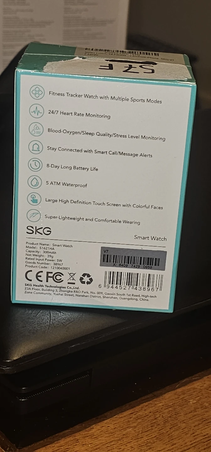 SKG Smartwatch with 14 Sports Modes & 5ATM Water Resistance - photo 2