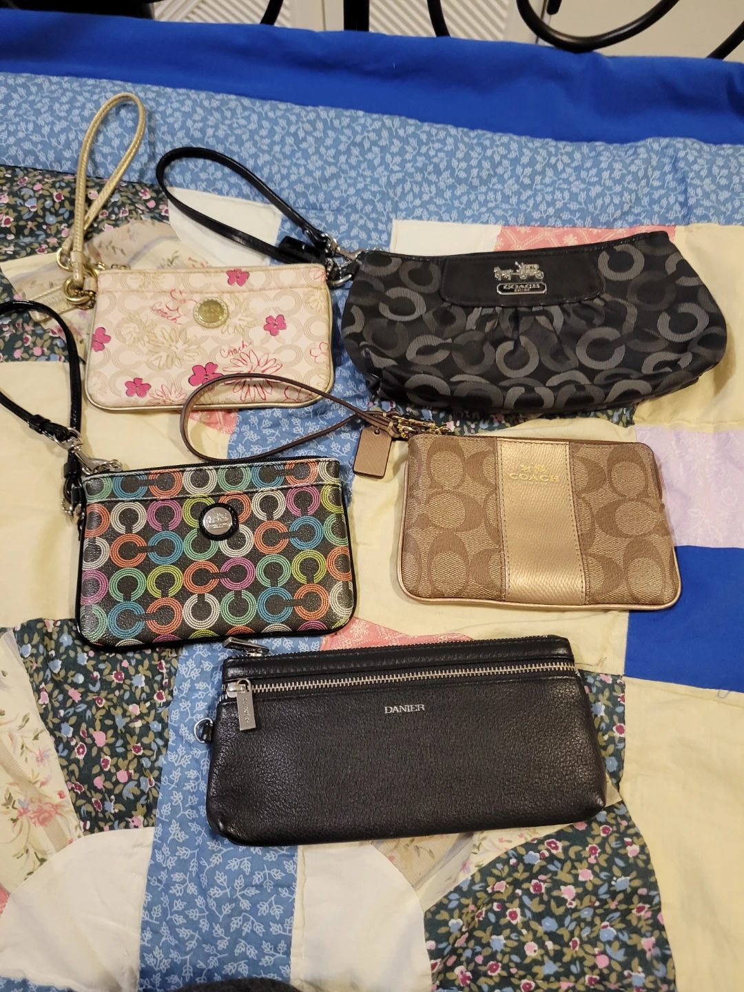 Coach & Danier Wristlets - Bundle of 5