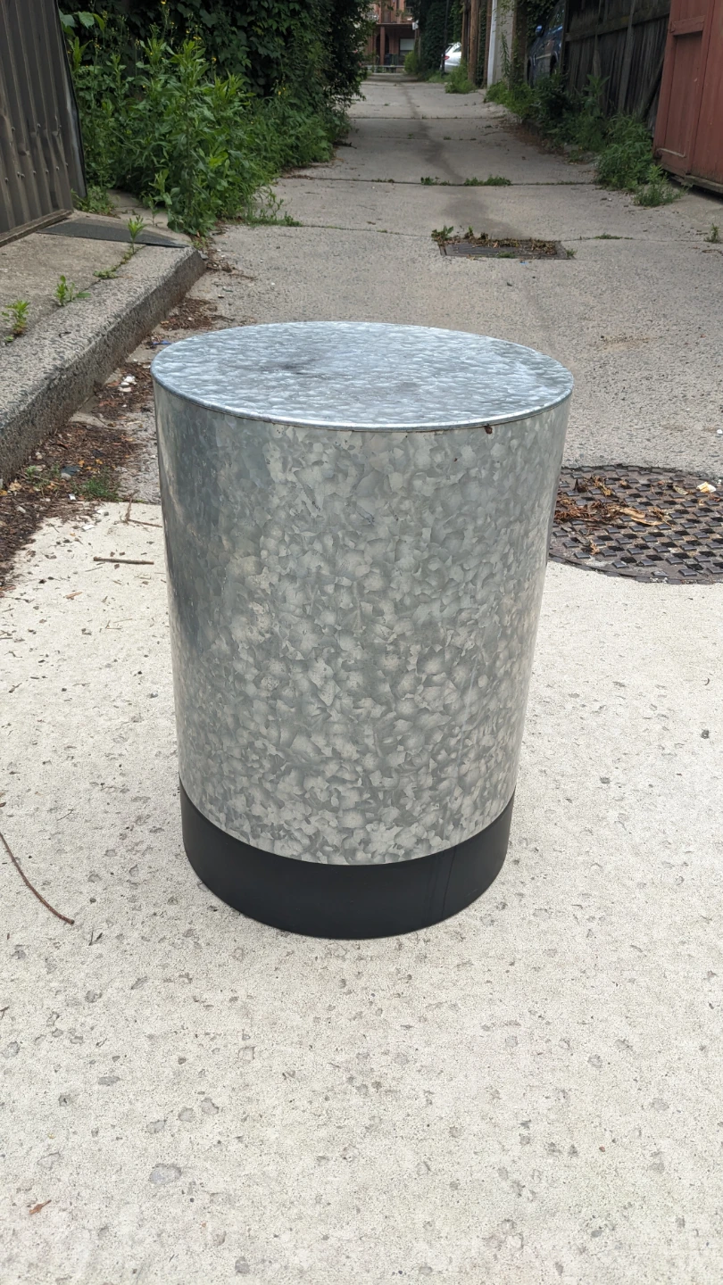 Target "Threshold" Galvanized Accent Table