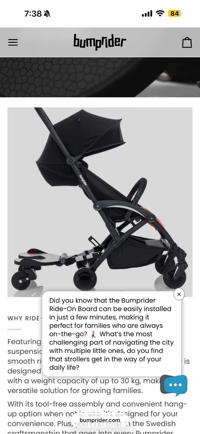 Stroller accessory bumprider - photo 2