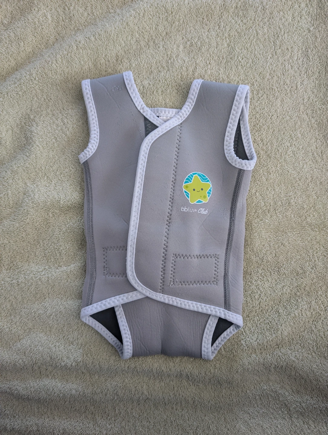 bblüv Wräp Warm Neoprene Baby Wetsuit – Grey