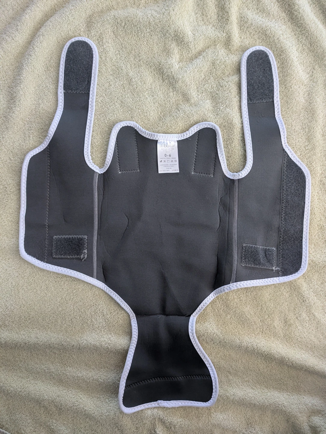 bblüv Wräp Warm Neoprene Baby Wetsuit – Grey - photo 3